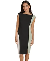 Calvin Klein Petite Colorblocked Sheath Dress