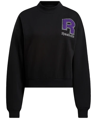 Reebok Women's Long-Sleeve Crewneck Sweatshirt