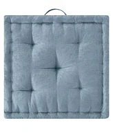 Intelligent Design Azza Chenille Square Floor Pillow Cushion, 24" x