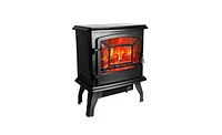 Slickblue Freestanding Wood Fireplace, Stylish Electric Heater for Cozy Indoor Ambiance