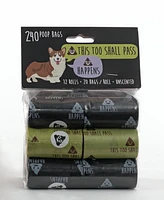 Precious Tails Dog Poop Bags, Humorous Pet Waste Bag Refills, Leak-Proof and Durable, 240 ct