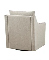 Martha Stewart Collection 30" Wood Christian Wide Swivel Armchair