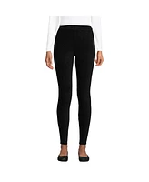 Lands' End Petite Sport Knit High Rise Corduroy Leggings