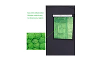 Slickblue Dismountable Hydroponic Growing Tent for Home Use with Window - Green & Black Indoor Plant Tent