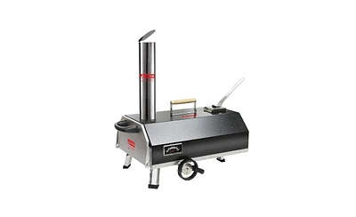 Semi-Automatic 12" Outdoor Pizza Oven – Portable Wood-Fired Maker for Authentic Stone-Baked Pizzas