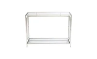 Slickblue Toughened Glass Panel Console Table