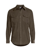 Lands' End Men's Long Sleeve Corduroy Shirt