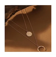 Sohi Women's The Cosmo Multi-Layer Necklace