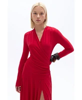 Nocturne Women's Double Breasted Long Dress