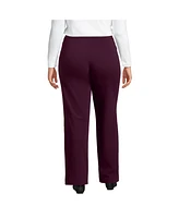 Lands' End Plus Starfish Mid Rise Straight Leg Pants