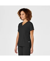 Wink Plus W123 Mock Wrap Scrub Top