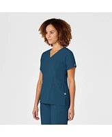 Wink Plus W123 Mock Wrap Scrub Top
