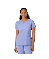 Wink Plus W123 Y-Neck Wrap Scrub Top