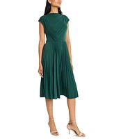 Donna Morgan Women's Sleeveless Pleated Midi Dress