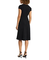 Maggy London Women's Metro Knit Fit & Flare Dress