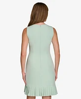 Tommy Hilfiger Women's Pleated-Hem Shift Dress