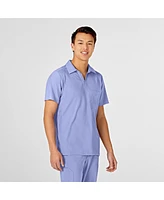 Wink Men's W123 Collar Scrub Top