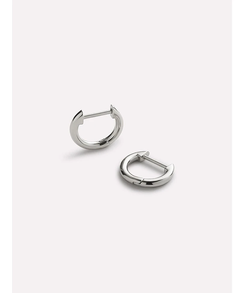 Ana Luisa Sterling Silver Mini Huggie Hoops - Mini Huggie Hoops Silver