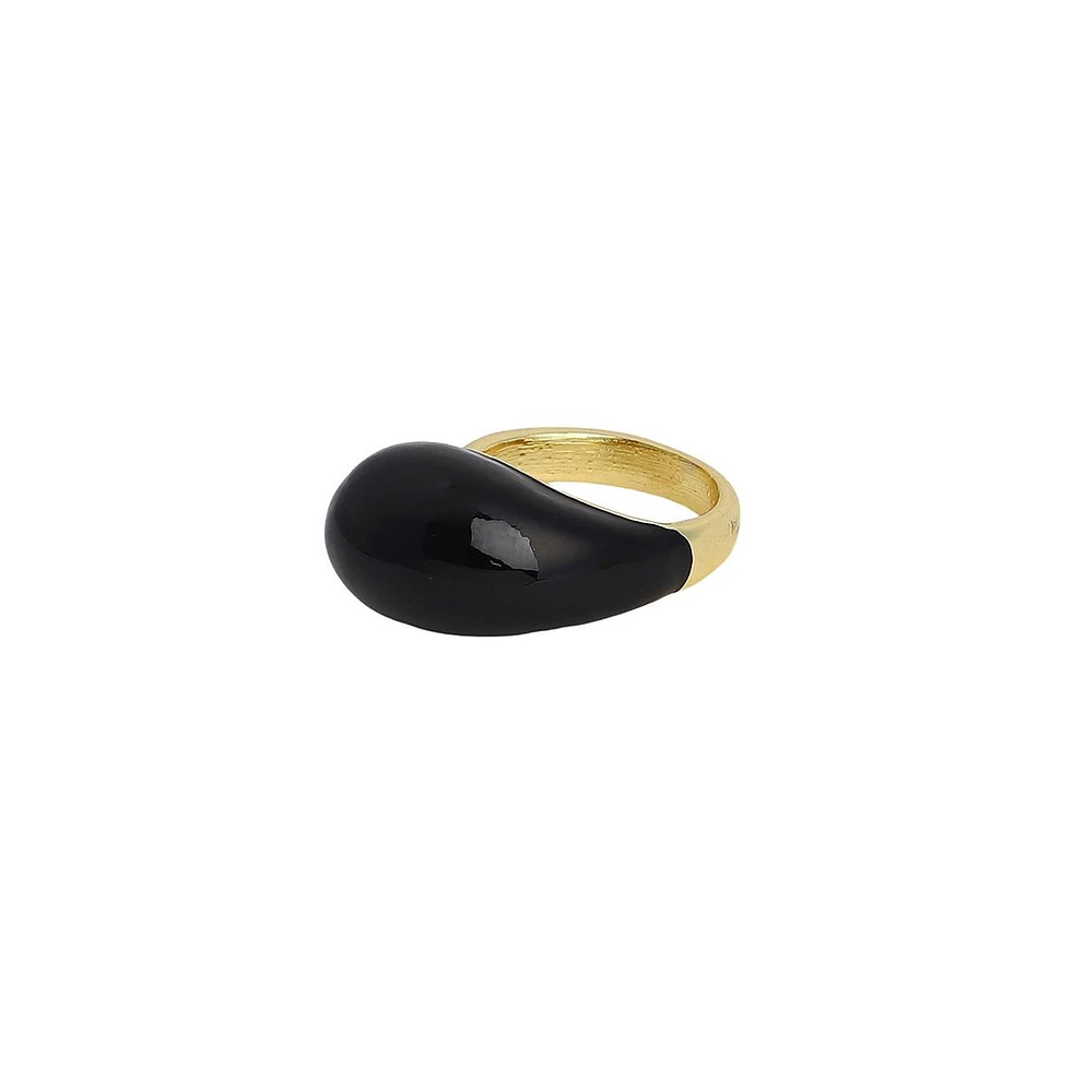 Sohi Women's The Teardrop Finger Ring