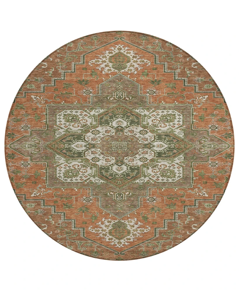 Addison Chantille Machine Washable ACN1036 8'x8' Round Area Rug