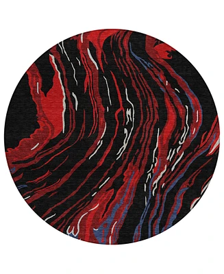 Addison Chantille Machine Washable ACN1037 8'x8' Round Area Rug