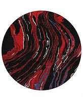 Addison Chantille Machine Washable ACN1037 8'x8' Round Area Rug