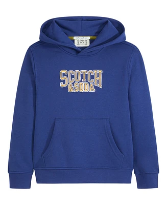 Scotch & Soda Big Boys Graphic Fleece Hoodie