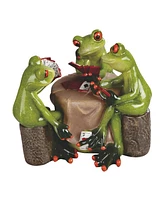 Fc Design 6"W Frogs Playing Poker Game Figurine Decoration Home Decor Perfect Gift for House Warming, Holidays and Birthdays