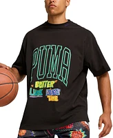 Puma Men's Hoops Logo Graphic T-Shirt