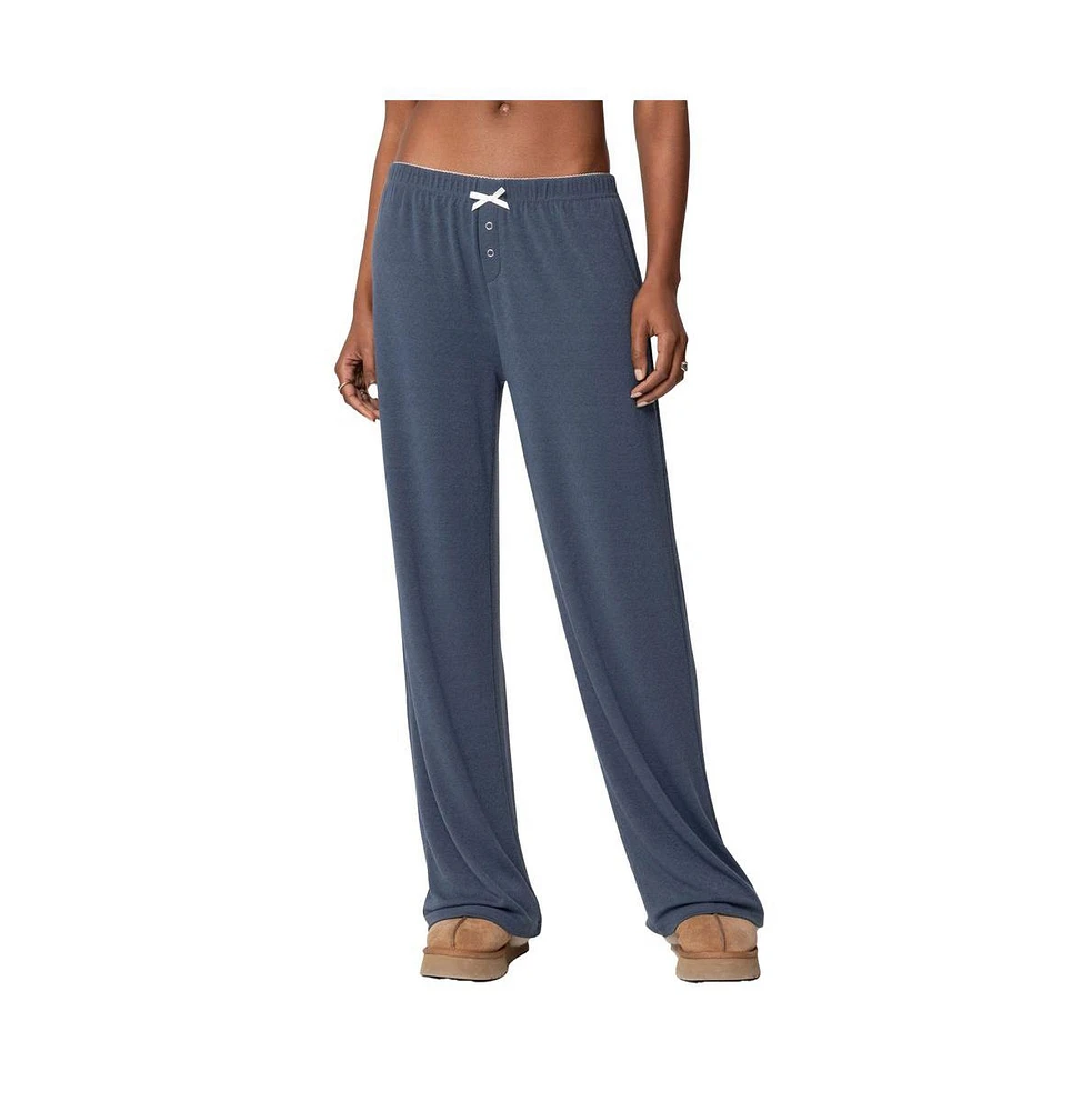 Edikted Women's Kleo Pointelle Pants