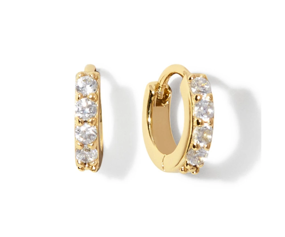 Ana Luisa - Huggie Hoop Earrings - Suzanne