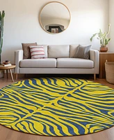 Addison Chantille Machine Washable ACN1043 8'x8' Round Area Rug