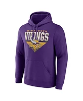 Fanatics Men's Purple Minnesota Vikings Geometric Chrome Pullover Hoodie