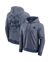 Fanatics Men's Navy Dallas Cowboys Tonal Knit Pullover Hoodie