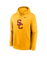 Nike Men's Gold Usc Trojans Primetime Evergreen Club Fleece Pullover Hoodie