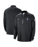 Nike Men's Black Dallas Mavericks 2024/25 Courtside Performance Half-Zip Top