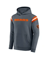 Fanatics Men's Gray Chicago Bears Football Pullover Hoodie