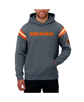 Fanatics Men's Gray Chicago Bears Football Pullover Hoodie