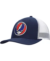 Lids Men's and Women's Navy the Grateful Dead Lightning Skull Trucker Adjustable Hat