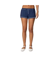 Edikted Women's Arianne Contrast Shorts