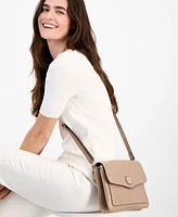 Giani Bernini Croc Flap Small Crossbody, Created for Macy's