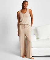 State Of Day Women's Pointelle Tank Pajama Set, Exclusively at Macy's