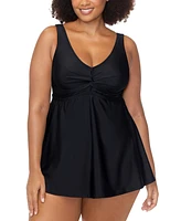 Raisins Curve Trendy Plus Lucia Twist-Front Swimdress