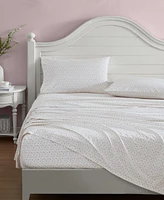 Laura Ashley 200-Thread Cotton 4 -Pc. Sheet Set