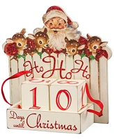 Primitives by Kathy Santa Days Until Christmas Block Countdown