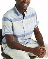 Nautica Men's Striped Short Sleeve Shirt