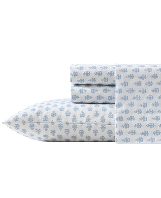 Laura Ashley 200-Thread Cotton -Pc. Sheet Set