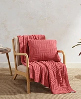 Tommy Bahama Home Chain Basket Knit Decorative Pillow, 20" x 20"