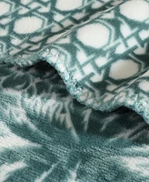 Closeout! Tommy Bahama Home Flannel Throw, 70" x 50"