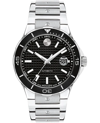 Movado Men's S.e. Diver Swiss Automatic Stainless Steel Watch, 43mm